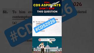 CDS English Most Important PYQ | UPSC CDS English Preparation #cds2026 #tranding #feedshorts