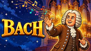 Biografía de Bach para niños 🎹 Su vida en dibujos animados