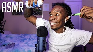 ASMR | **INSANE SHAVING AND RAZOR SOUNDS** For SLEEP And RELAXATION WHISPERS , TAPPING ETC..