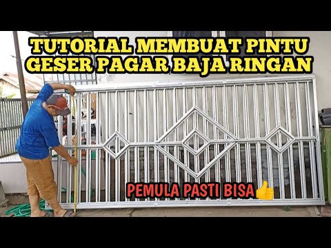 Cara Bikin Teralis Pagar Dari Baja Ringan