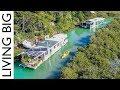 Island Living In An Off-The-Grid House Boat
