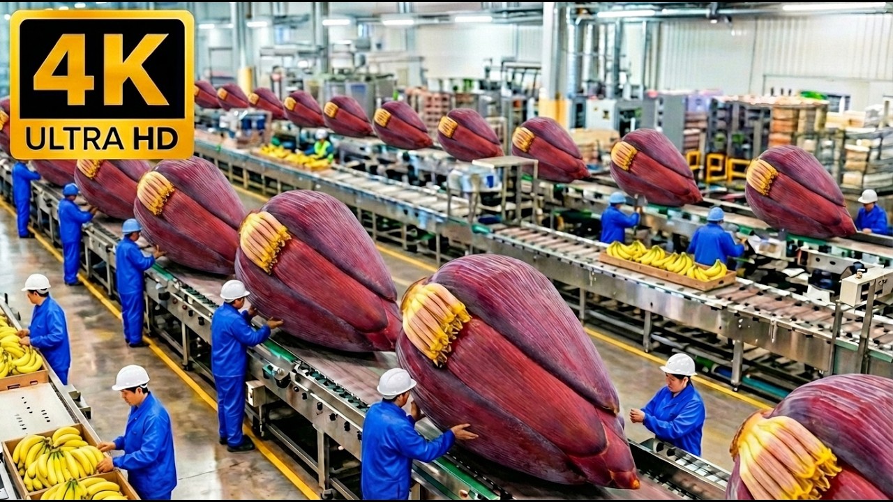 Si no se procesan rápido, se pierden: dentro de la fábrica de flores de plátano