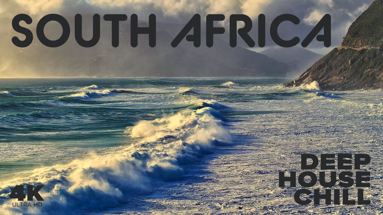 4 Hour South Africa Ocean Therapy for Your TV | Deep House Chill | Africa’s Wild Coast