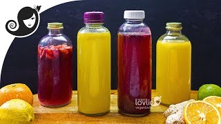 How to Make Water Kefir  Homemade Fermented Probiotic Soda  3 Flavours