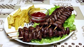"Разбитые сердца" - шашлыки из куриных сердечек в духовке! "Разбитые сердца" - шашлыки из куриных сердечек в духовке!
