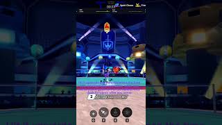 Racket Rivals Pro serve tutorial #roblox #viral  #1v1  #adaptation  #gaming  #aggressive  #clips