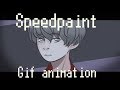 BTS Taehyung gif animation/Speedpaint/рисую гиф анимацию в paint tool sai