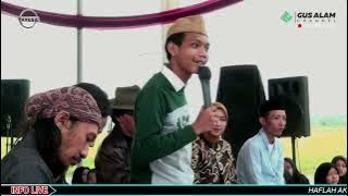 Gus Izza Sadewa dalam Saresehan Budaya , Seni dan Sastra Haflah Ponpes Alfadllu 2 Brangsong Kendal