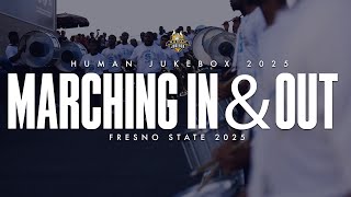 Southern University Human Jukebox 2025 | Marching In & Out | Fresno State