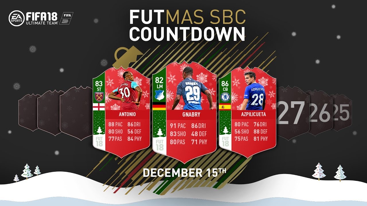 FUTMAS ARE HERE! SERGE GNABRY SBC | FIFA 18 CZ