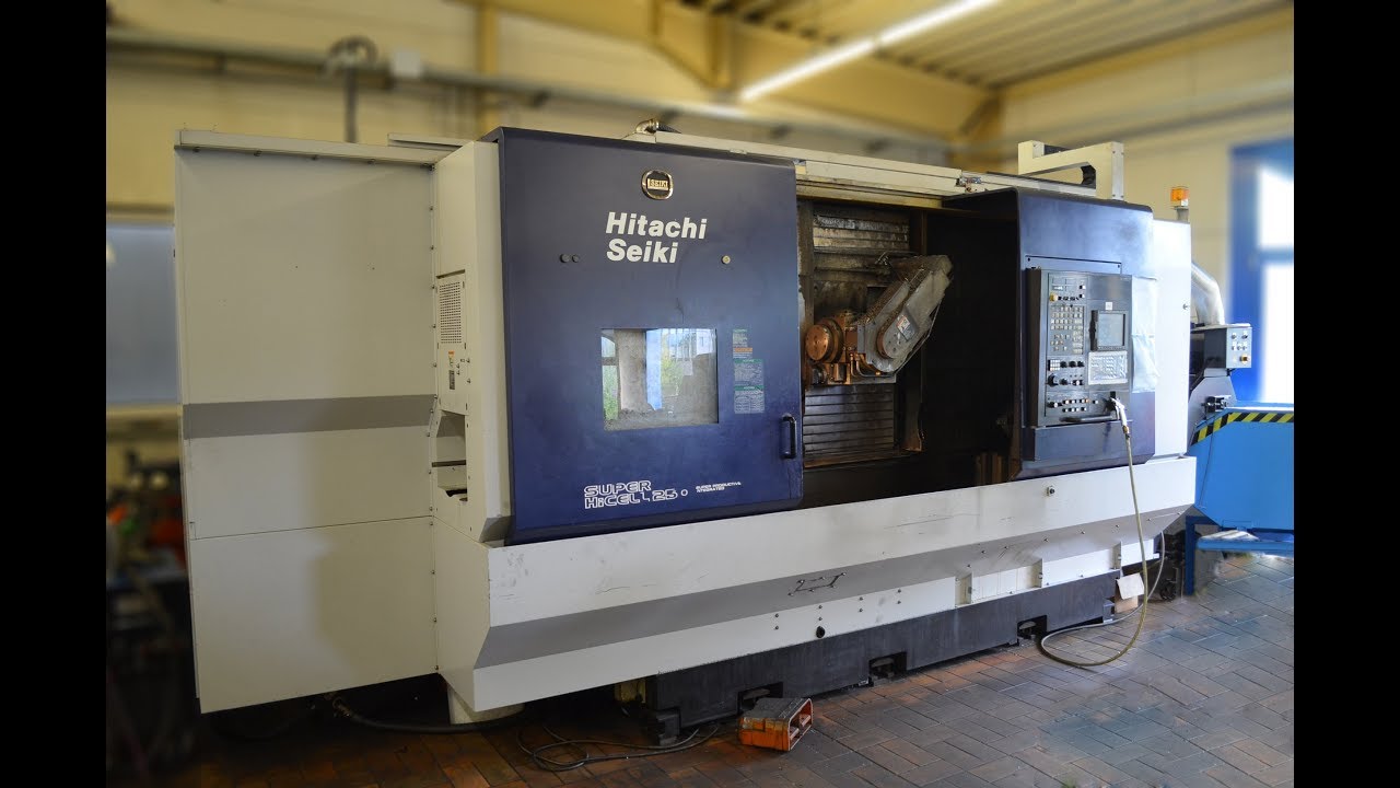 HITACHI SEIKI Turning and milling centre YouTube