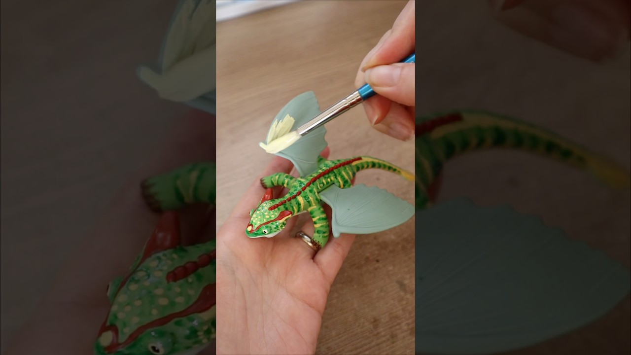 Let's paint this HTTYD Burger King figure 🐉 