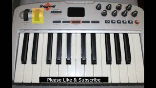 M AUDIO OXYGEN V 2 PT..1 Demo Midi Controller M Audio Oxygen 8 V2