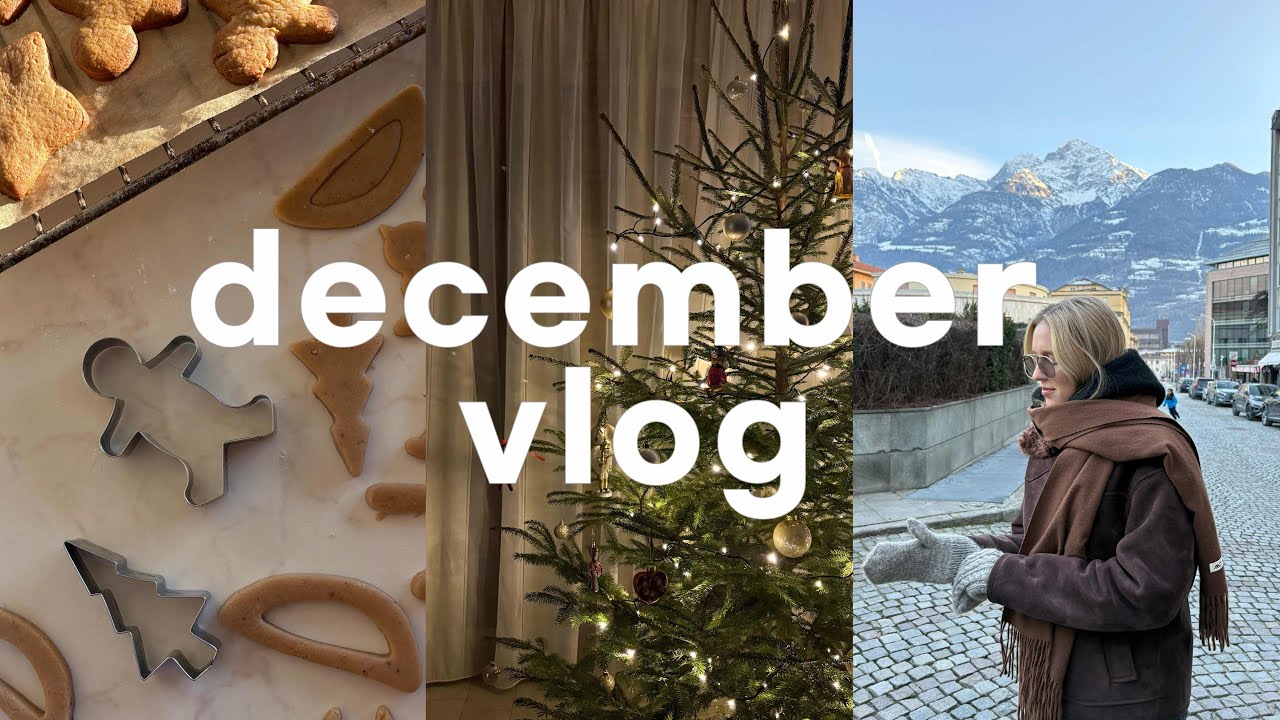 December vlog | Festive chaos & cozy moments at home