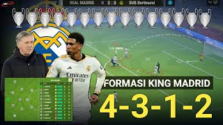 Gini Jadinya Jika Formasi 4-3-1-2 King Madrid Di Gunakan di Game Top Eleven 2024