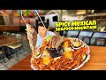 Spicy Mexican "Hanging Fish" SEAFOOD MOUNTAIN! The BEST Seafood Tour of Houston Texas