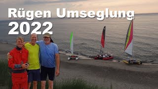 Einmal Rund Rügen mit dem Schlauchkatamaran  2022 , Sail Camping , Abenteuer Pur