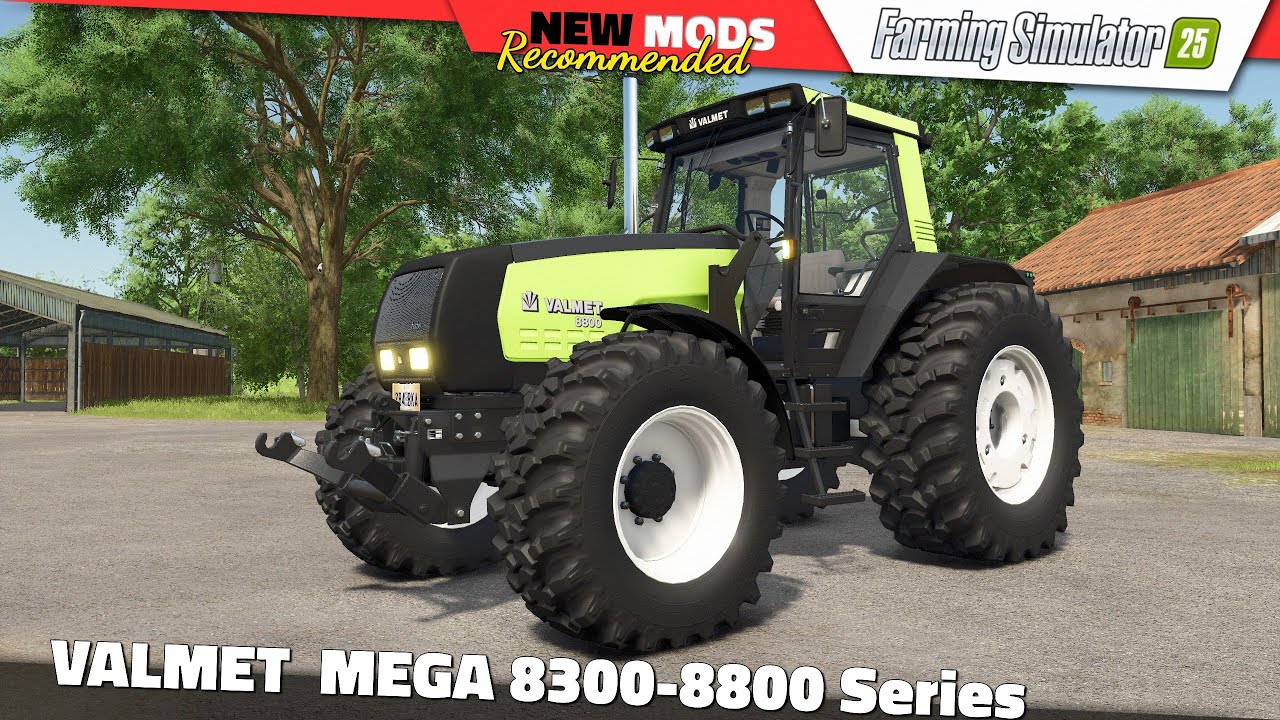 FS25 | VALMET MEGA 8300-8800 Series - Farming Simulator 25 Mods Review QHD