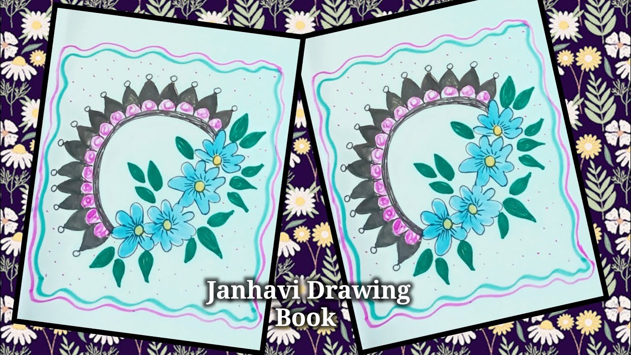 Front page drawing for notebook, diary 🪻