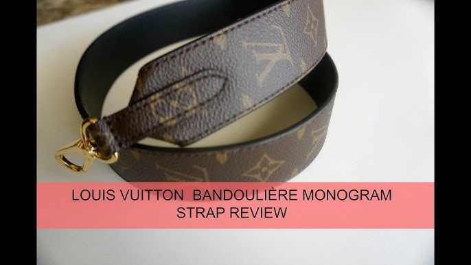 Louis Vuitton Monogram Bandouliere Strap with Noir - A World Of