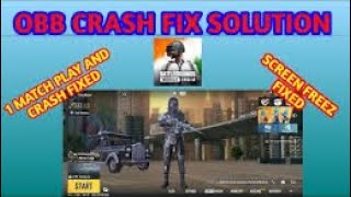 HOW TO FIX BGMI OBB CRASH PROBLEM | PERMANENTLY ✅