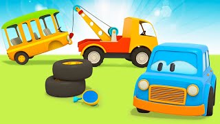 car cartoons full episodes big trucks and street vehicles for kids leo the truck cars for kids