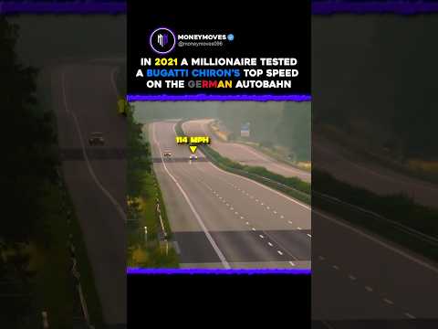 Bugatti Chiron’s Autobahn Top Speed Run