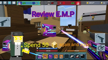Review Electronic Machine Pistol (E.M.P) - Blockman Go : Build And Shoot