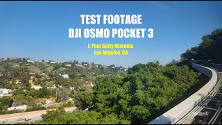4K TEST FOOTAGE (DJI OSMO POCKET 3) J. PAUL GETTY MUSEUM