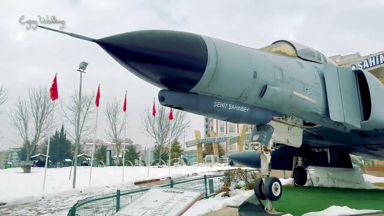 【4K HDR】Shaheen Bey Garden(Şahinbey Parkı Teleferik)Turkiye / relaxation