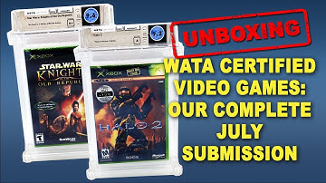 UNBOXING: WATA Graded Video Games - Our Complete July 2021 Submission