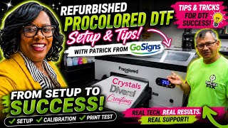 🔥 Refurbished Procolored DTF Printer Setup + Tips for DTF Success!