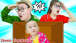 Louis 와 다른 사람들은 숨바꼭질을하는 척 Collection of playing hide and seek kids toys story | Jannie ToysReview