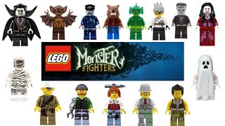 All LEGO Monster Fighters Theme Minifigures and The Sets They Are Found In