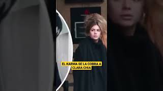 El karma he llega a Clara Chia