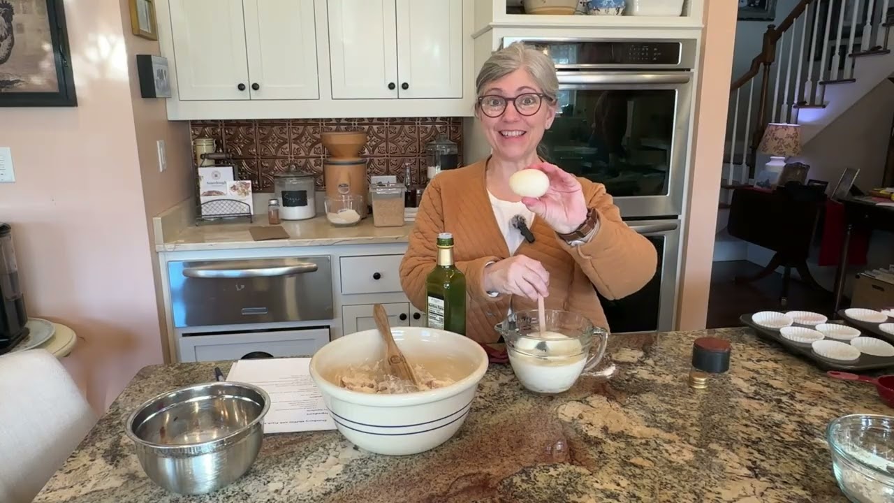 Strawberry Muffins with Freshly Milled Flour