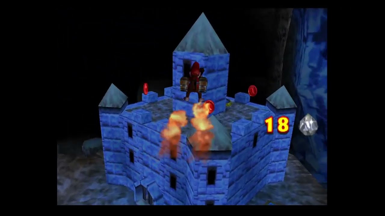 Let's Play Donkey Kong 64 (101 Walkthrough) Part 29 Crystal Caves Diddy YouTube