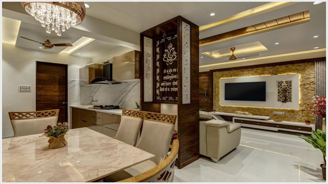 Mr. Deepak's 2 BHK House Interiors Design | L axis, Spine road, moshi