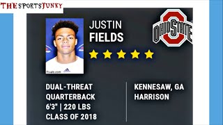 Ohio State QB Justin Fields Scores 6 TD's In The 2nd Quarter Alone!!