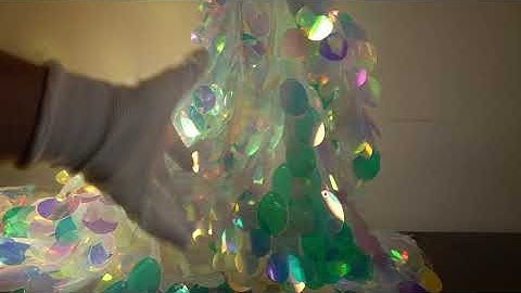 ifabric.com Big Dot Large Paillette Sequin Mesh Fabric