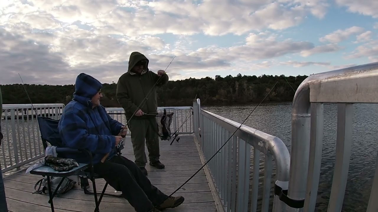 Trout Fishing in the Wind & Cold - Parker Canyon Lake AZ