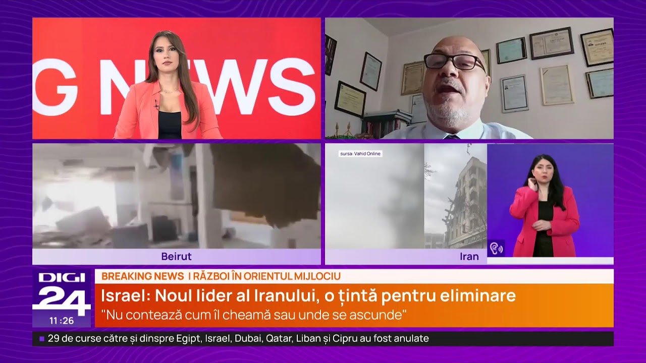 🟣 Știrile Digi24  de la ora 11 –  4 martie 2026