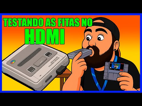 Fitas REPRO Direto no CONSOLE (Super Nintendo HDMI)