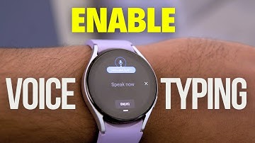 How To Enable Voice Typing On Galaxy Watch