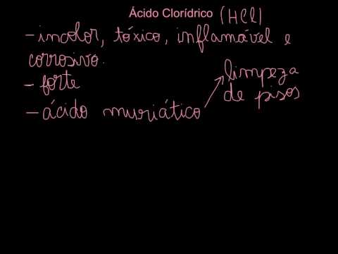 Vídeo: O Que é ácido Clorídrico: Propriedades Químicas E Físicas