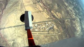 Travis' 1st 15-second free fall (figure 8 turns)