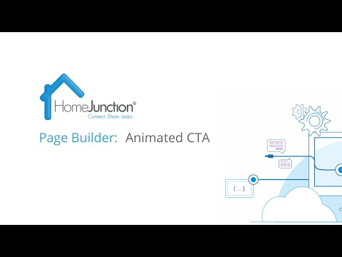 Animated CTA in Page Builder