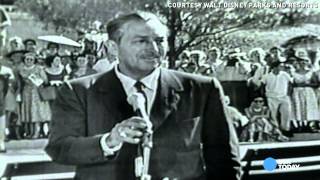Walt Disney welcomes you to opening day at Disneyland