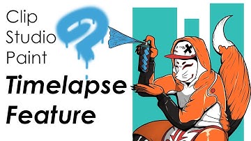 Clip Studio Paint Time-lapse feature