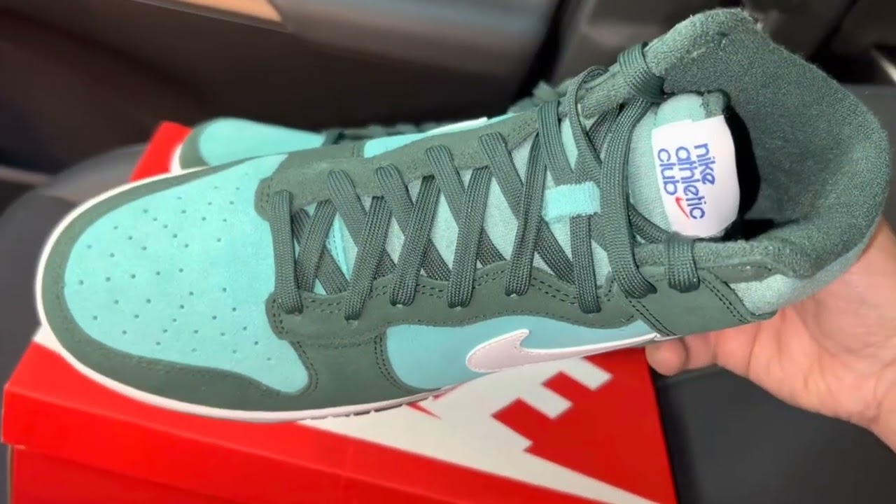 Nike Dunk High Retro SE DJ6152-300 Men Athletic Club Pro Green Shoes Men\'s 10 Nike Dunk High Retro SE Athletic Club Pro Green | DJ6152-300  main image 2